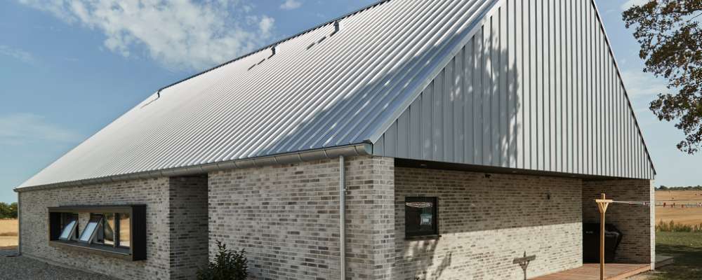 Nordic Klikfals til nyt arkitekttegnet hus